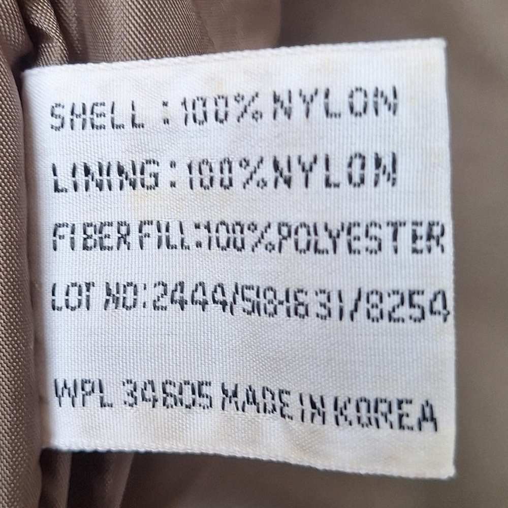 Aberdeen Full Zip Waterproof Green Olive Puffer Coat Size XL - Picture 9 of 10